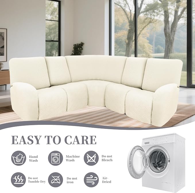100% Waterproof Sectional Recliner Couch Covers - Image 8