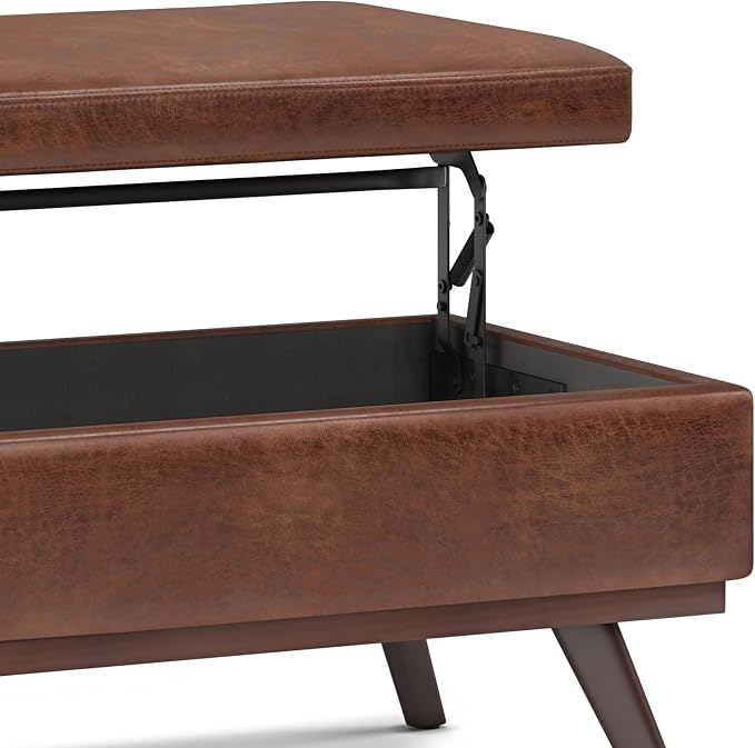 SIMPLIHOME Owen Lift Top Coffee Table Storage Ottoman - Image 11