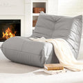 Hobestluk Giant Bean Bag Chair Lazy Floor Sofa, Memory Foam Fireside Sofa by YourHomeDeservesMore
