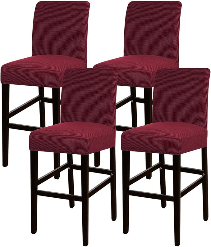 Turquoize Stretch Bar Stool Cover Counter Stool Pub Chair Slipcover by Turquoize