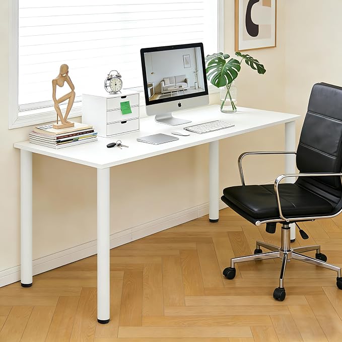 QLLY 28 inch Adjustable Metal Desk Legs, Heavy Duty Furniture Table Legs - Image 8