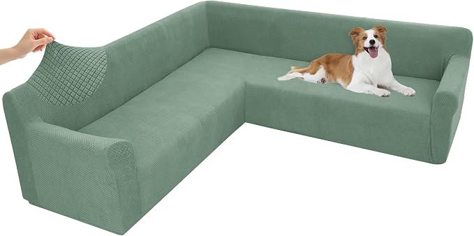 Arfntevss Stretch Sectional Couch Covers L Shaped Corner Sectional Sofa Cover by Arfntevss