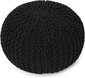 REDEARTH Round Pouf Foot Stool Ottoman by REDEARTH