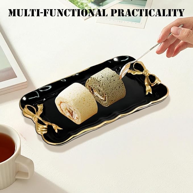 Vintage Decorative Tray Jewelry Tray Towel Tray Storage Tray Rings Necklace - Image 4