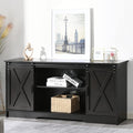 4 EVER WINNER 59" Farmhouse TV Stand, TV Entertainment Center by 4EVERWINNER