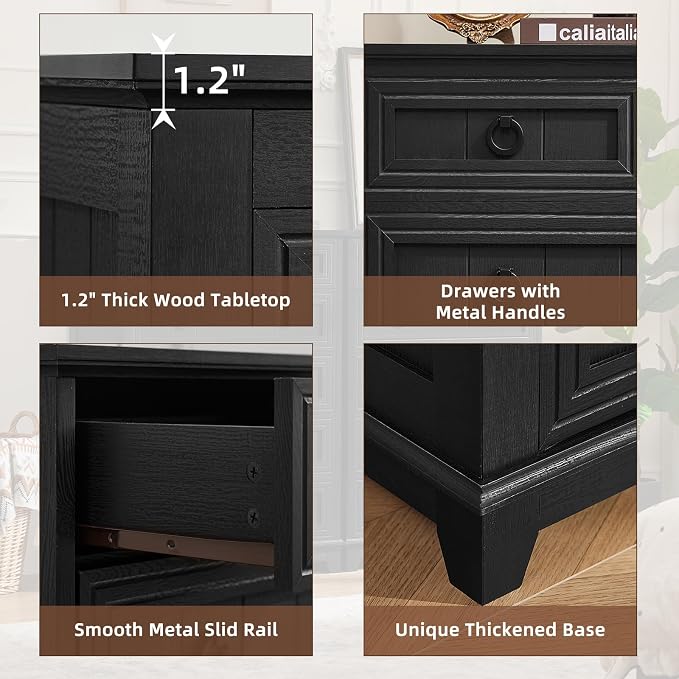 Joaxswe Farmhouse 6 Drawer Dresser - Image 7