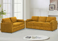 Comfy Chenille Sofa Set with Well-Filled Pillows, Modern 3 Seater and Loveseat by LESOFAIR