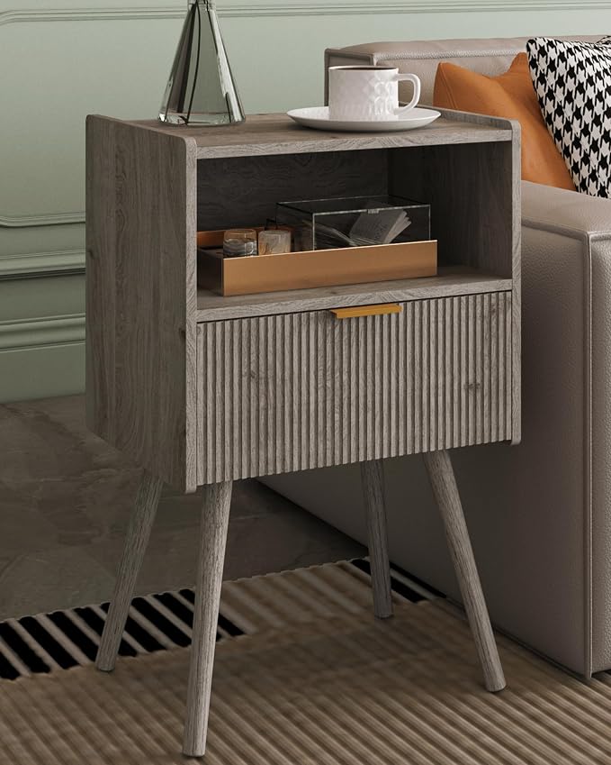 Veegle Nightstand, Modern Bedside Table by Unknown
