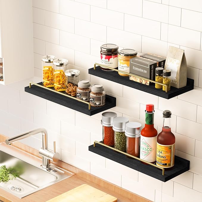 RYOFOBETTO Floating Shelves for Wall Decor, Living Room, Picture Frames - Image 6