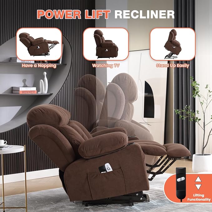 MAHOMICO Power Lift Recliner Chair - Image 5
