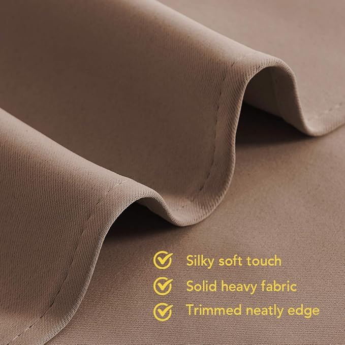NICETOWN Blackout Draperies Curtains Window Drapes, Window Treatment Thermal - Image 4
