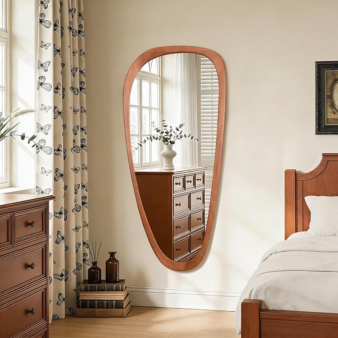 WallBeyond Asymmetrical Mirror, Irregular Mirror Full Length, Boho Wall Mirrors - Image 2