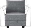HONBAY Modern Fabric Middle Module by HONBAY