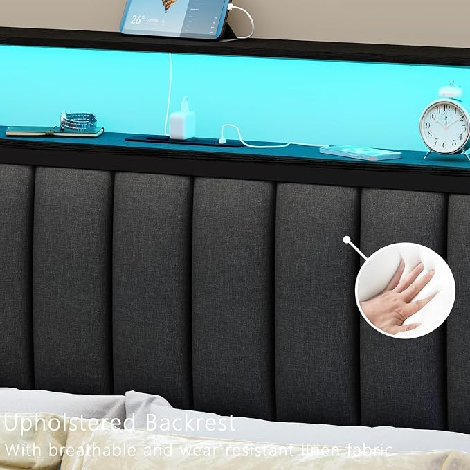 Furnulem Queen Size Bed Frame - Image 8