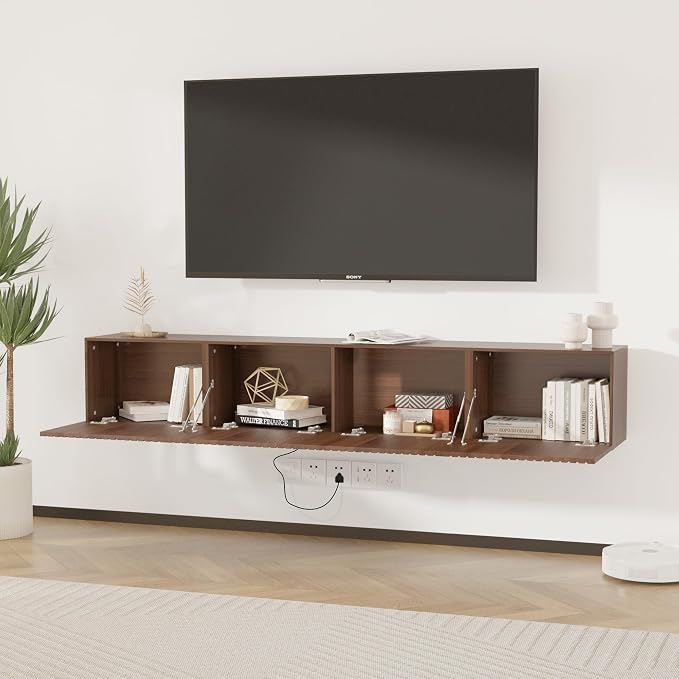 EazeHome 82" Floating TV Stand - Image 7