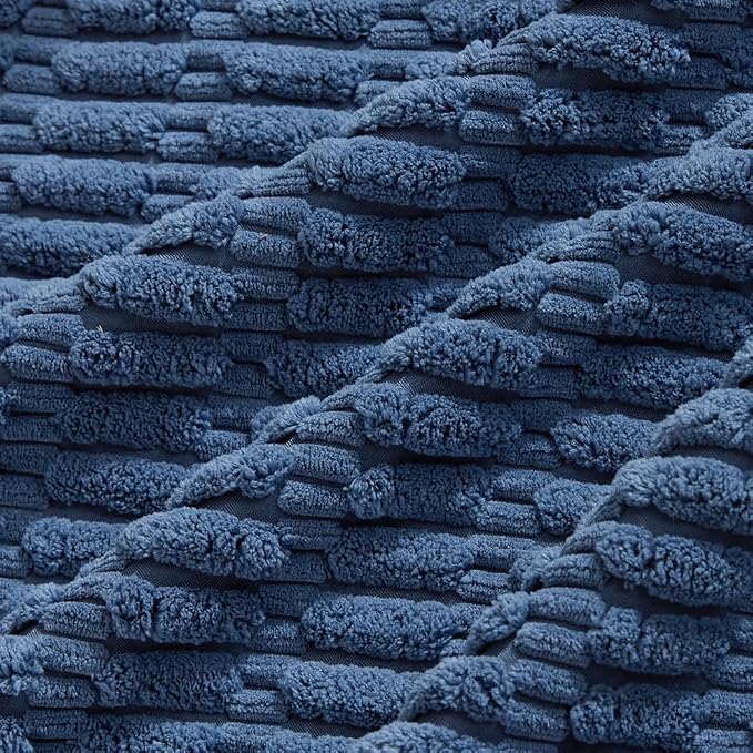 Fancy Homi 4 Packs Dusty Blue Decorative Throw Pillow Covers 14x14 Inch - Image 5