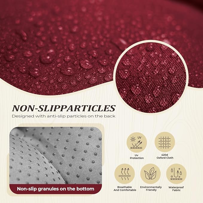 Chaise Lounge Cushion Outdoor, Waterproof Thick Patio Lounge Chair Cushion - Image 5