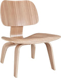 Modway EEI-510-NAT Fathom Mid-Century Modern Molded Plywood Lounge Accent Chair by Modway