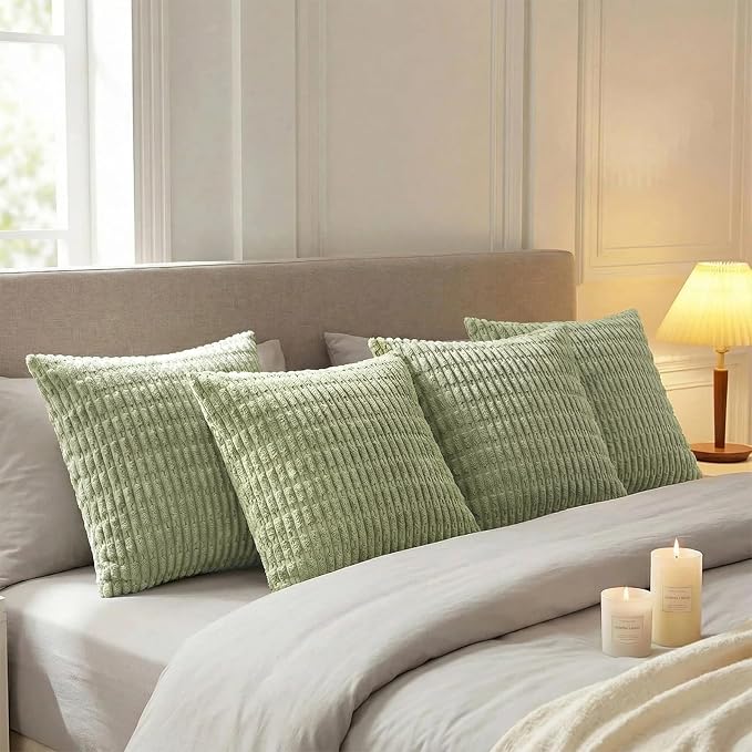 Fancy Homi 4 Packs Decorative Throw Pillow Covers - Image 5