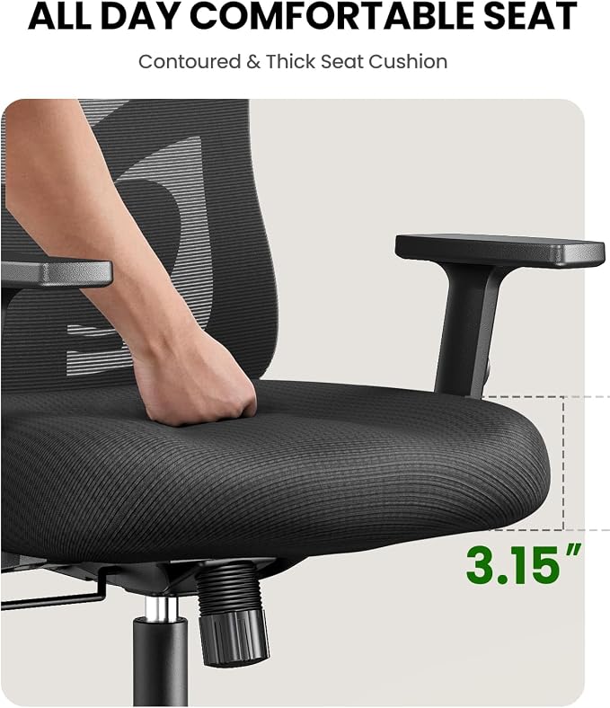Marsail Ergonomic Office Chair Ergonomic Gaming Chair - Image 4