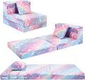 MeMoreCool Glow Rainbow Unicorn Tri-fold Sofa Bed by MeMoreCool