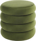 Flouki 19.5" Storage Ottoman Round, Vanity Stools by Flouki