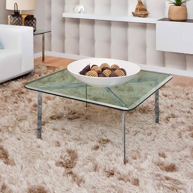 Dulles Glass 10 inch Square Glass Table Top - Image 7