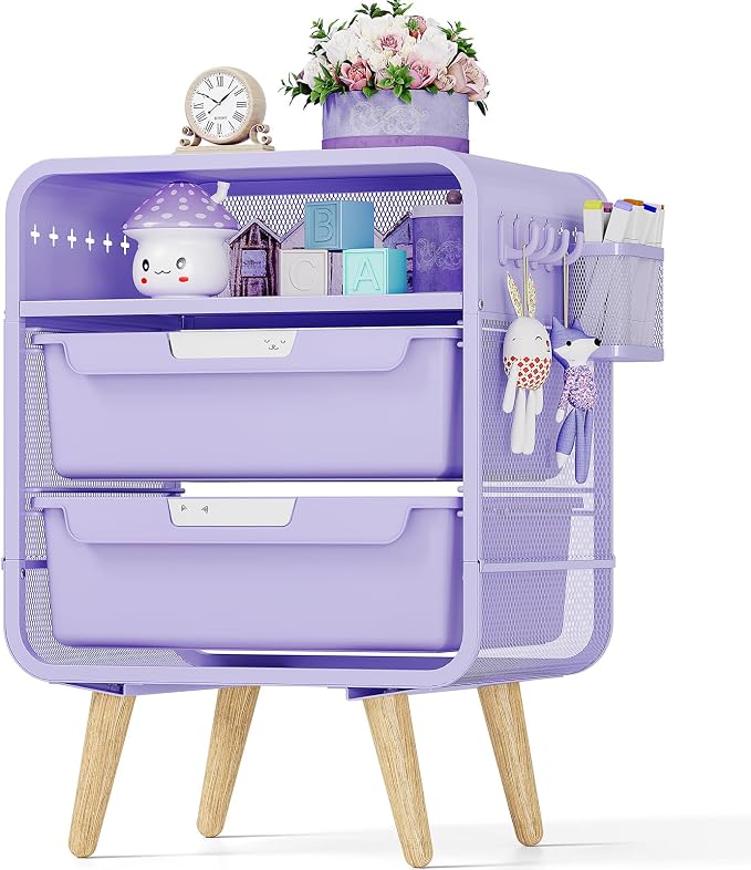 SYKIARIOL Kids Nightstand, Girls Bedside Table, Night Side Table, Kids Night by SYKIARIOL