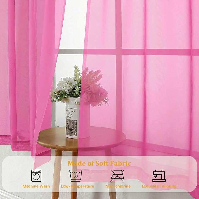 Gwine Sheer Curtains 63 Inch Length - Image 7