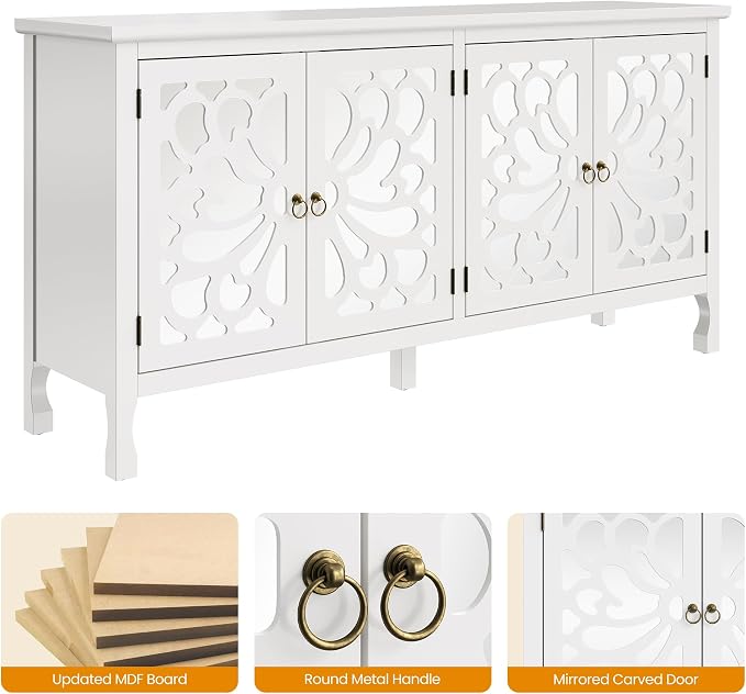 RoyalCraft 63'' Buffet Cabinet - Image 5