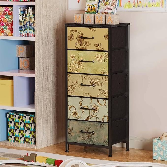 Furnulem Vertical Dresser for Bedroom, Tall Skinny Storage Tower - Image 5