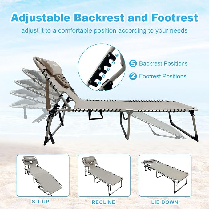 Backpack Sun Tanning Chair - Image 4