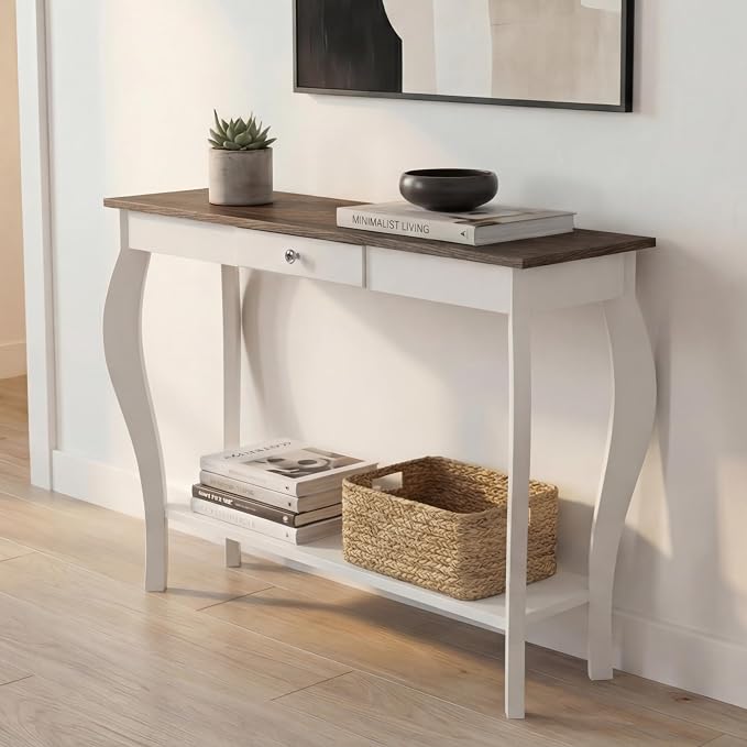 ChooChoo Narrow Farmhouse Console Table - Image 5