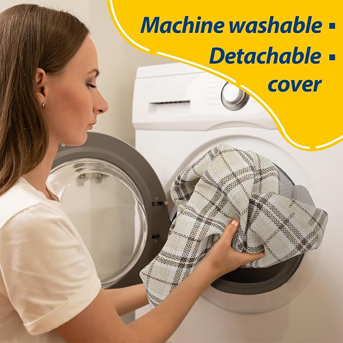 AAAAAcessories D-Shaped Chair Cushions, Machine-Washable Cover - Image 4