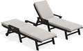 SERWALL Outdoor Chaise Lounge Set of 2 by SERWALL