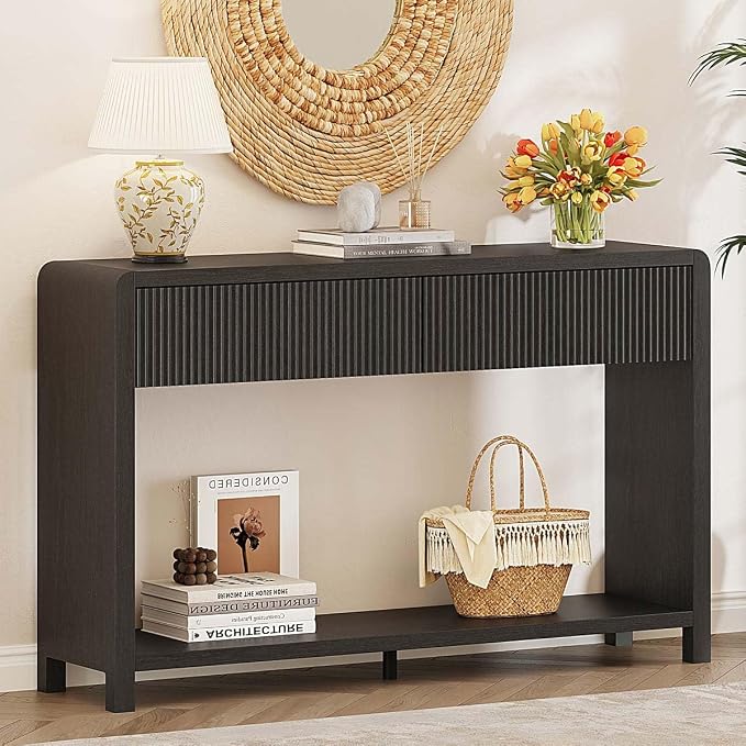 FATORRI Console Table for Entryway, Modern Sofa Table by FATORRI