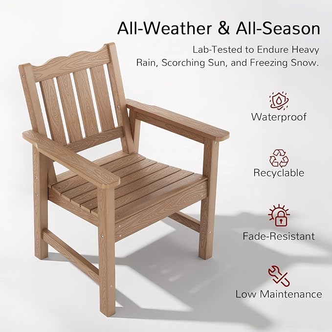 Stoog 3-Piece All-Weather Garden Chairs Set of 2 - Image 5