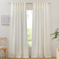 NICETOWN Extra Long Semi Sheer Linen Curtains by NICETOWN
