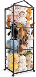 NomNest Stuffed Animal Storage Zoo, Large Metal Plushies Organizer, Heavy Duty by Unknown