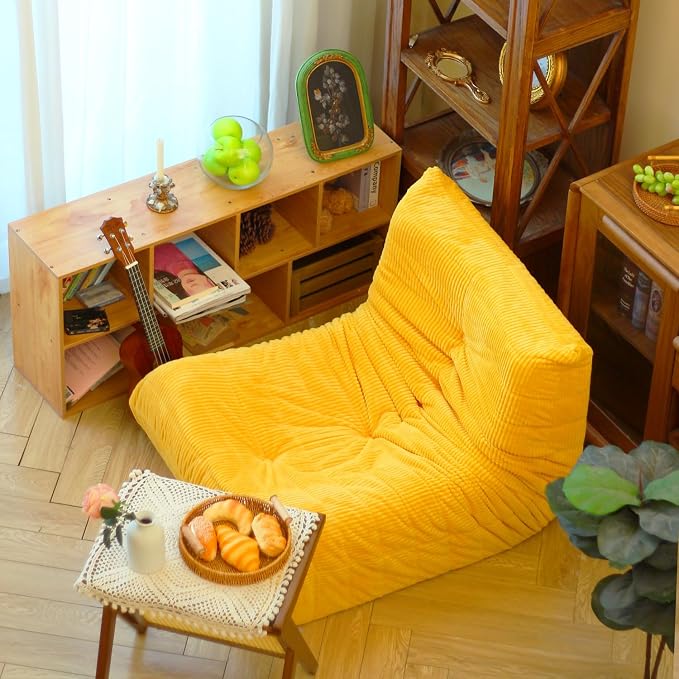 N&V Fireside Floor Sofa- Mid-Century Modern Armless Lounge Chair - Image 4