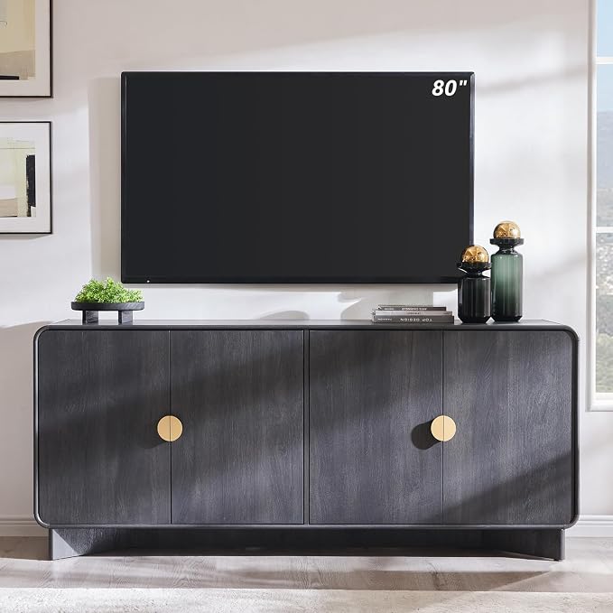 IFGET 70" Modern TV Stand for TVs Up to 80 inches, TV Console - Image 3
