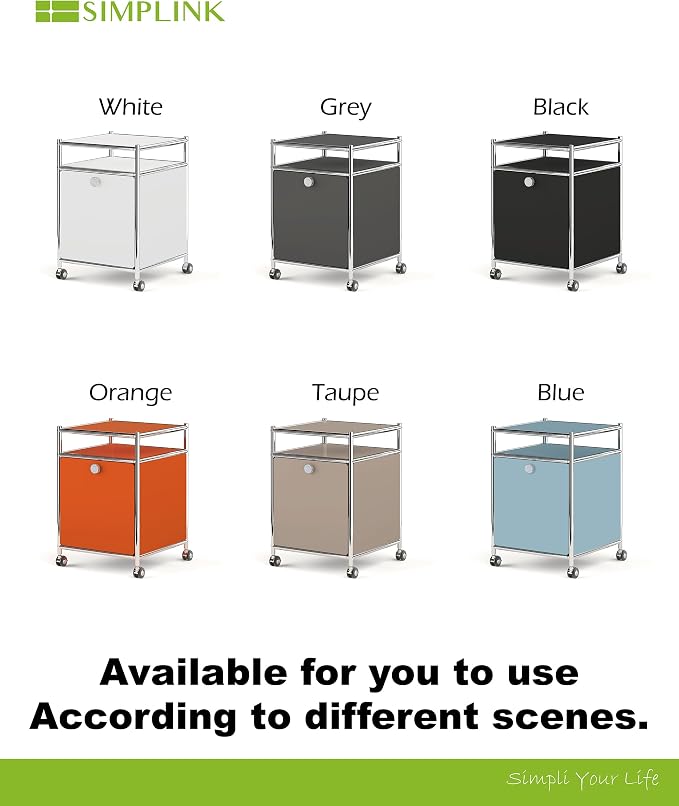 Elegant Matte Storage Cart - Image 8