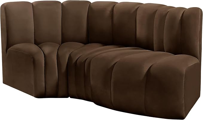 Meridian Furniture 103Brown-S3D Arc Collection Modern | Contemporary Modular - Image 7