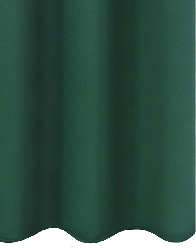 LEMOMO Dark Green Bedroom Blackout Curtains/38 x 63 Inch Long/Set of 2 Curtain - Image 9