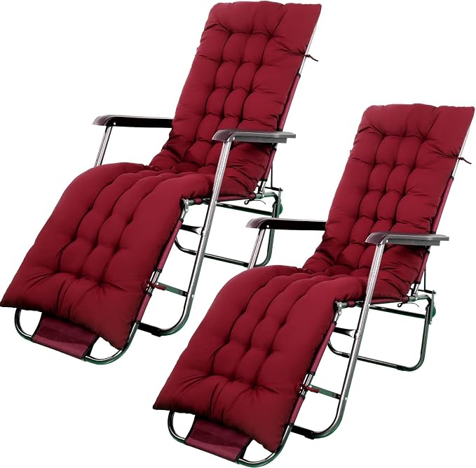 Bucherry 67 x 19 Inch Chaise Lounge Cushions Soft Lounge Chair Cushion Gravity - Image 8