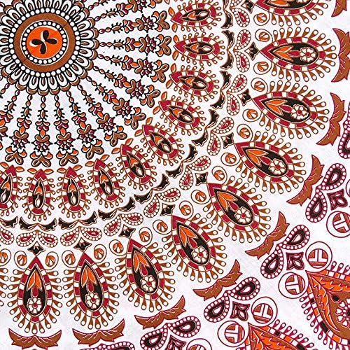 Mandala Floor Pillow Cover Meditation Cushion Seating Throw Hippie Round - Image 6