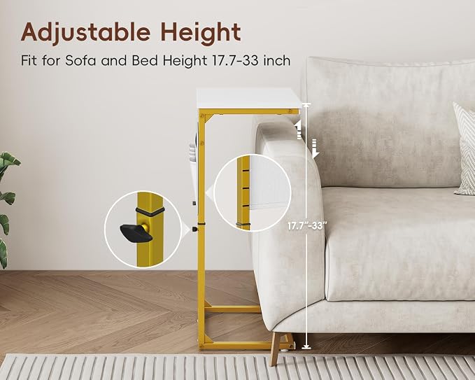 Vagusicc C-Shaped End Table - Image 5