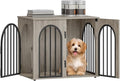 Hzuaneri 26.8'' Wooden Dog Crate Furniture, Indoor Dog Kennel Dogs Cage by Hzuaneri