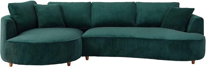 122.04'' Curved Sectional Sofa Couch - Image 6