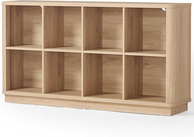 Joaxswe 8 Cube Storage Book Shelf, Floor Standing Wooden Cubby Bookcase by Joaxswe